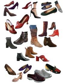 Shoes, Boots, fabrics, fun styles